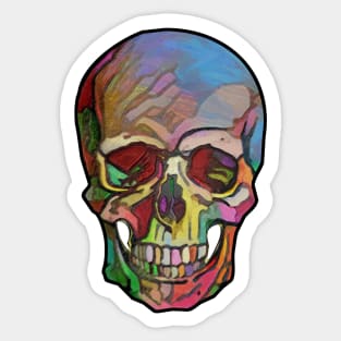 The Happy Skull Sticker